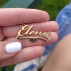 Романтическое женское ожерелье с индивидуальным именем, ювелирные изделия из нержавеющей стали для помолвки, подарки подружкам невесты