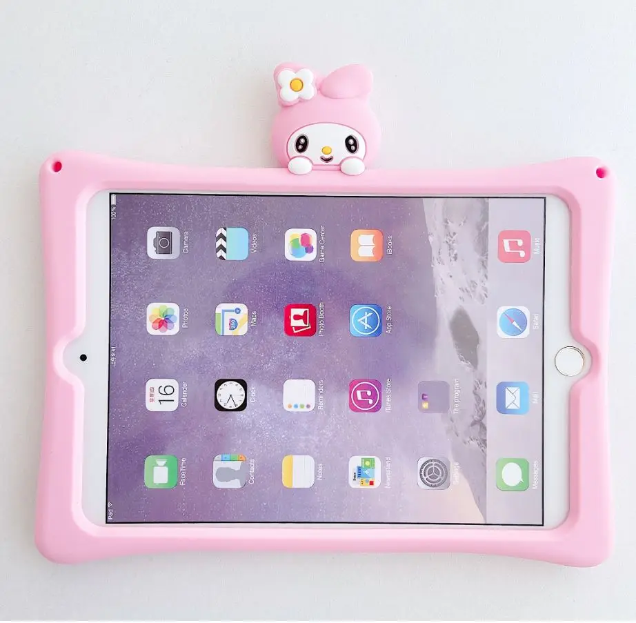 Style11 Милый чехол с рисунками из мультфильмов для Apple iPad 5/Air 1 A1474 A1475 A1476 9,7 ''планшет мягкий силиконовый+ PC чехол с подставкой+ ручка - Цвет: Style11