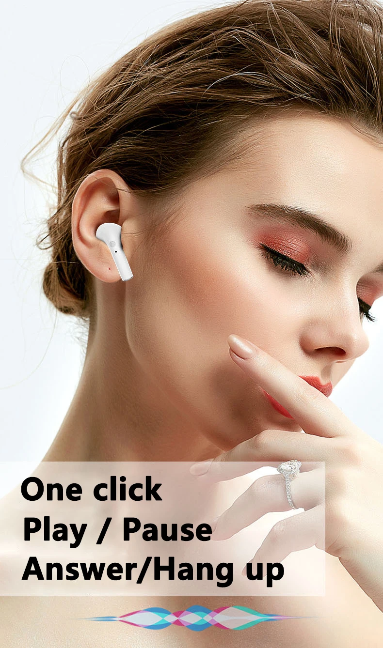 Беспроводные bluetooth наушники Pro i11 музыкальные спортивные для всех смартфонов ios pk