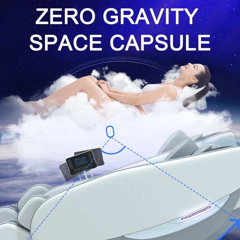 Роскошное Полноразмерное интеллектуальное массажное кресло POQBWT для ног