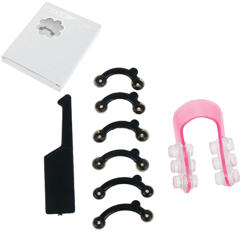 

1Set Women Nose Up Clip 3 Sizes Beauty Nose Up Lifting Bridge Shaper Massage Tool No Pain Nose Shaping Clip Clipper