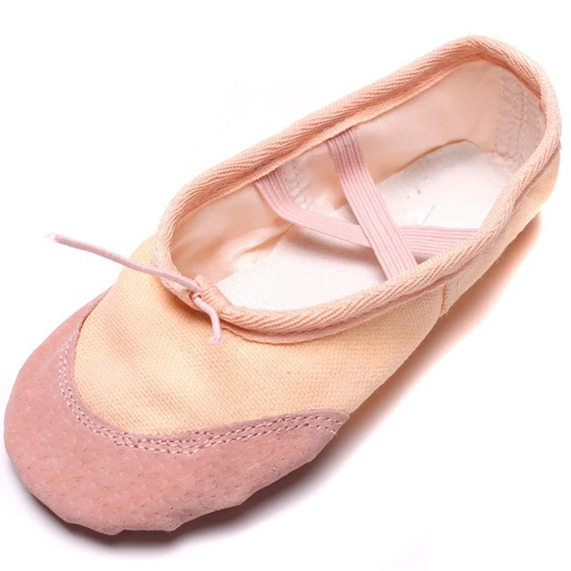 

New Canvas Cloth Head Indoor Exercising Shoes Yoga Practice Slippers Gym Children Ballet Dance Shoes Girls Woman Kids