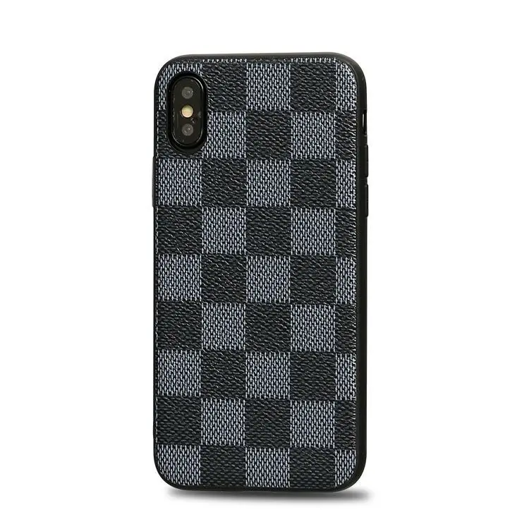 ANJIRUI Чехол для мобильного телефона для iPhone XR X XS 11MAX 11pro кожаный узор решетка для iPhone XR 8plus анти-падение оболочка Крышка - Цвет: 3
