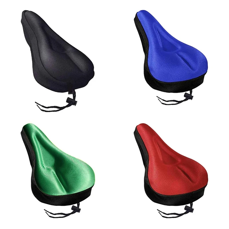 Мягкое 3D утолщенное Велосипедное Сиденье дышащее велосипедное седло чехол