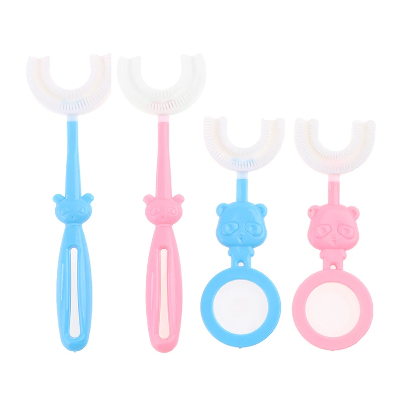 

Children's Toothbrush U-shaped Baby Mouth-style Cleaning Brush Teeth Cleaning