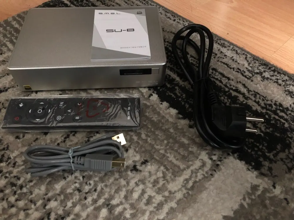 

SMSL SU-8 ES9038Q2M*2 32bit/768kHz DSD512 DAC XMOS USB DSD Remote control DAC USB/Optical/Coaxial input Decoder RCA/XLR output