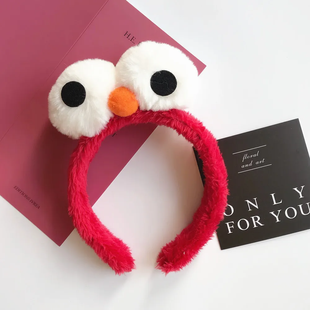 Вечерние обручи для волос на день рождения с рисунком из мультфильма Улица Сезам