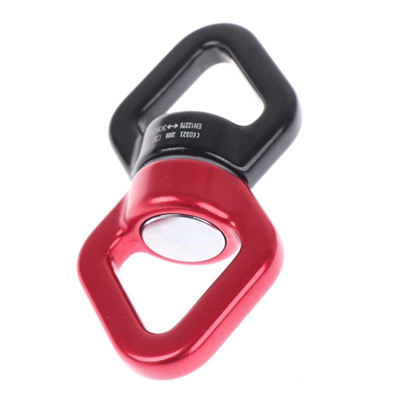 

30KN Rock Climbing Swing Swivel 7075 Aviation Aluminum Triangular Rope Swivel Connector 360 Degree Rotation Metal Swing Swivel