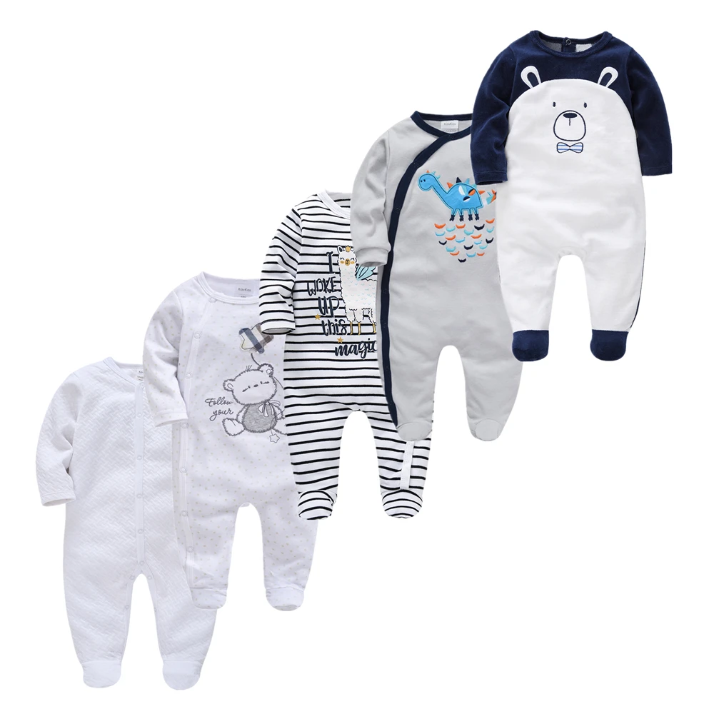 Roupas bebe fille/хлопковые пижамы для маленьких мальчиков Комбинезоны малышей Мягкие