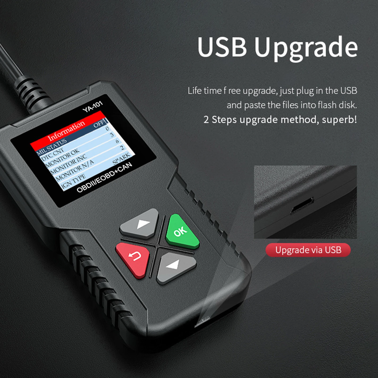 Профессиональный автомобильный диагностический сканер считыватель кодов для