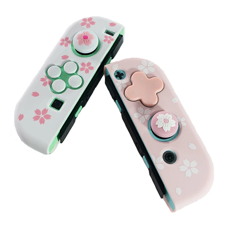 DATA FROG Buttons Repair Kits Sticker For Nintendo Switch Joy-Con Cat Claw Design Thumb Grip Shell Caps Skin Nintend | Электроника