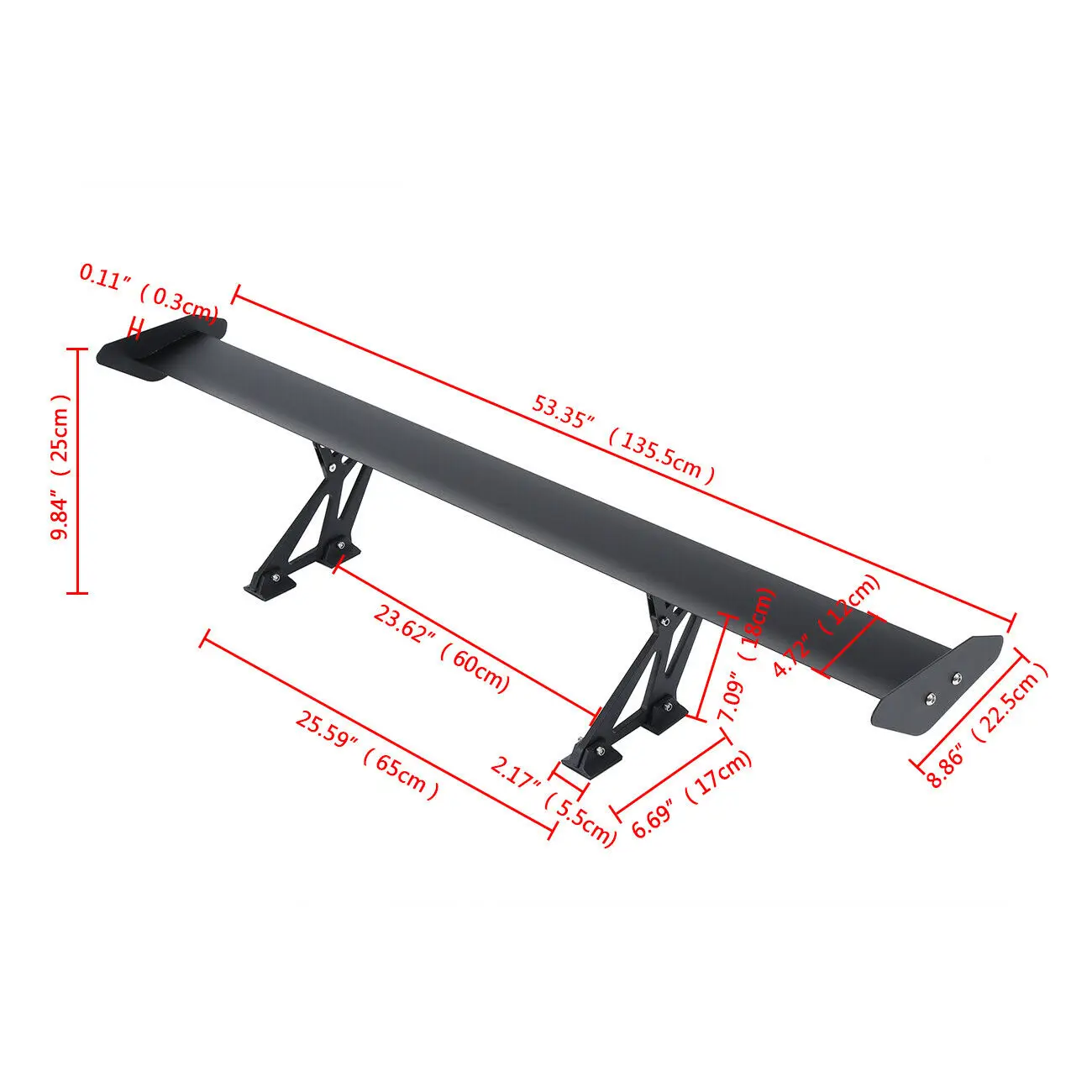 Samger 53 '食 см 110 Универсальный Автомобильный спойлер задний тюнинг автомобиль