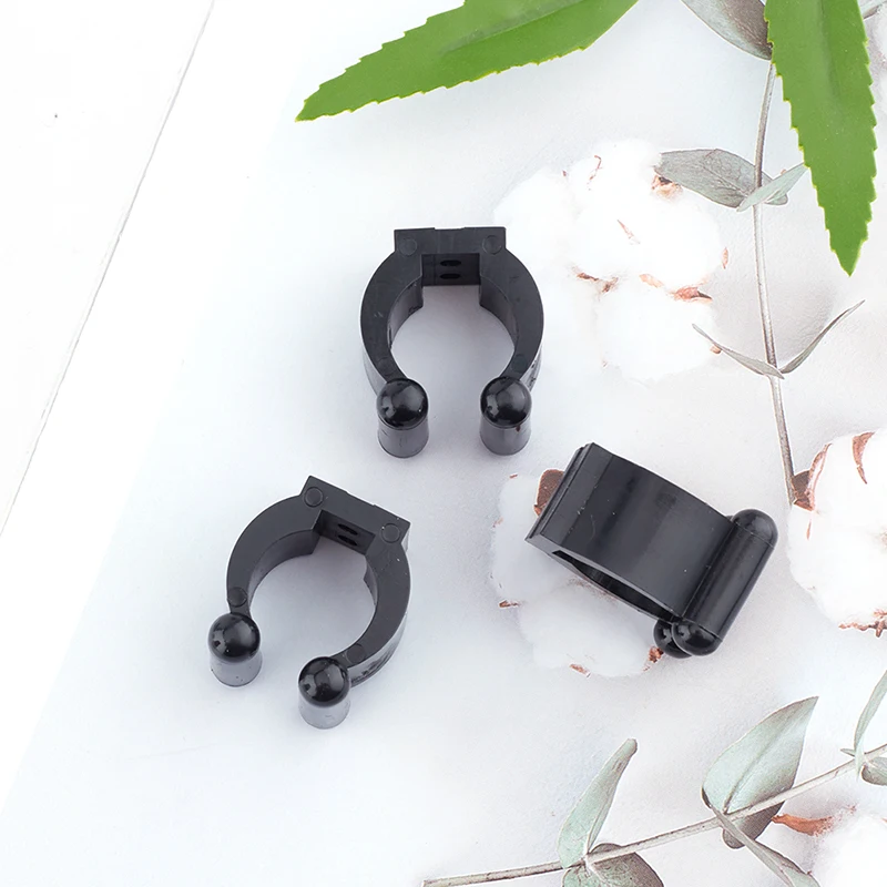 

20-piece/plastic Kit Clip Clip Clip Field Of Storage End Bracket Clamp Clip Clip Pool Stick Show Clip Rod Clamps