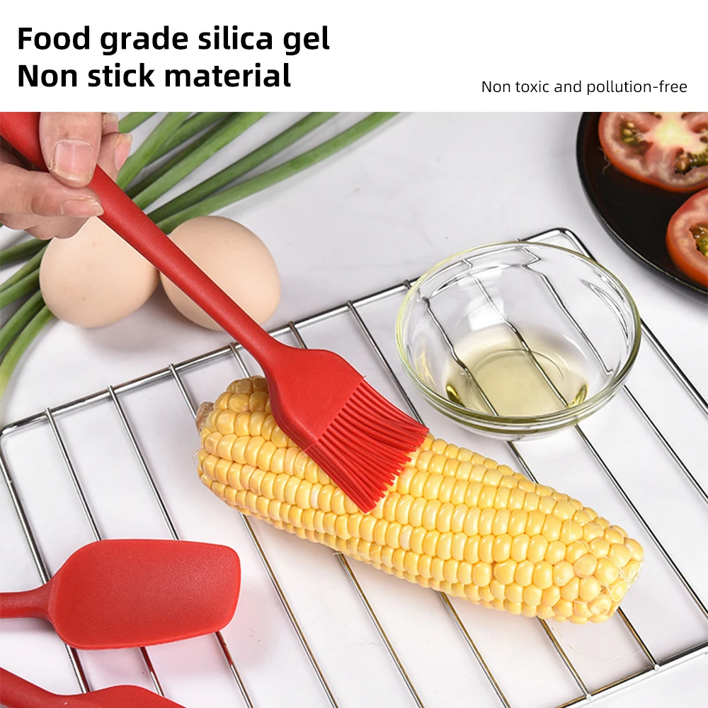 6 шт. силиконовых кейсов сливочное торт шпатель скребок для смешивания теста