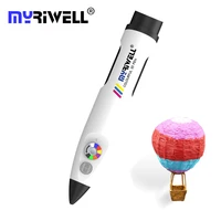 myriwell christmas birthday gift1 75mm pcl filament printing ink cartridge kid toy rpc 100a multi color 3d craft pen