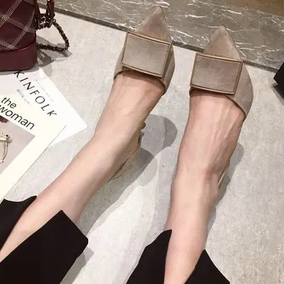 Новинка весна лето 2020 модные Универсальные туфли большого размера на высоком