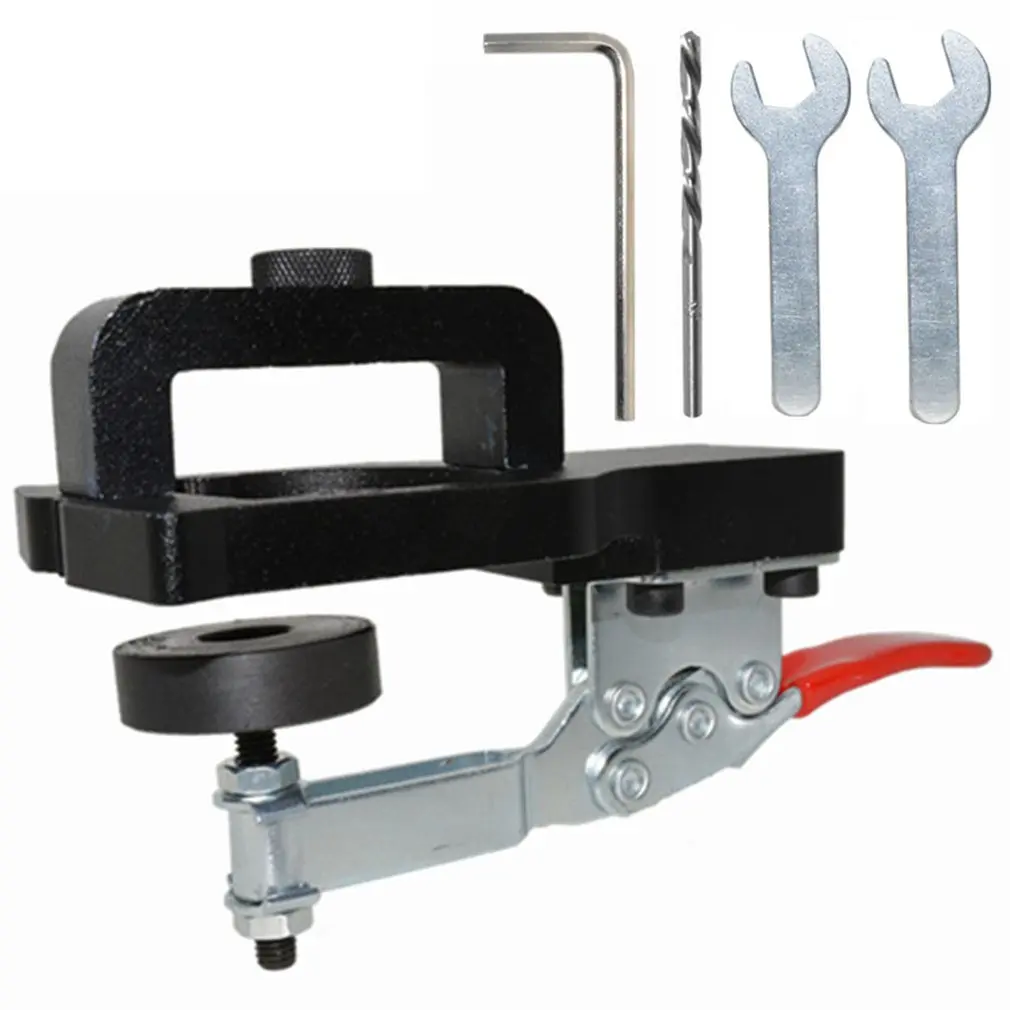 

Adjustable Margins Woodworking 35mm Hinge Hole Locator Door Hinge Hole Punching Hole Locating Tool Aluminum Alloy