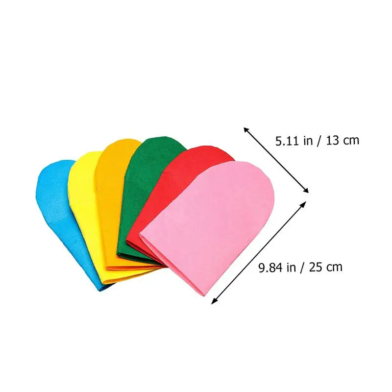 Juego de artesan&iacute;a de fieltro para ni&ntilde;os, Kit de fabricaci&oacute;n de t&iacute;teres de mano, suministros de arte DIY, hecho a mano Kit de Material, Kit de t&iacute;teres de mano de fieltro, 1 Juego-1