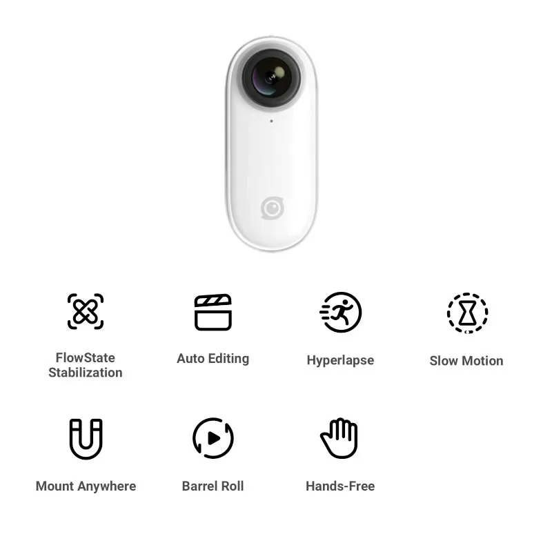 Insta360 GO новая спортивная Экшн-камера AI авторедактирование Hands-free наименьшая