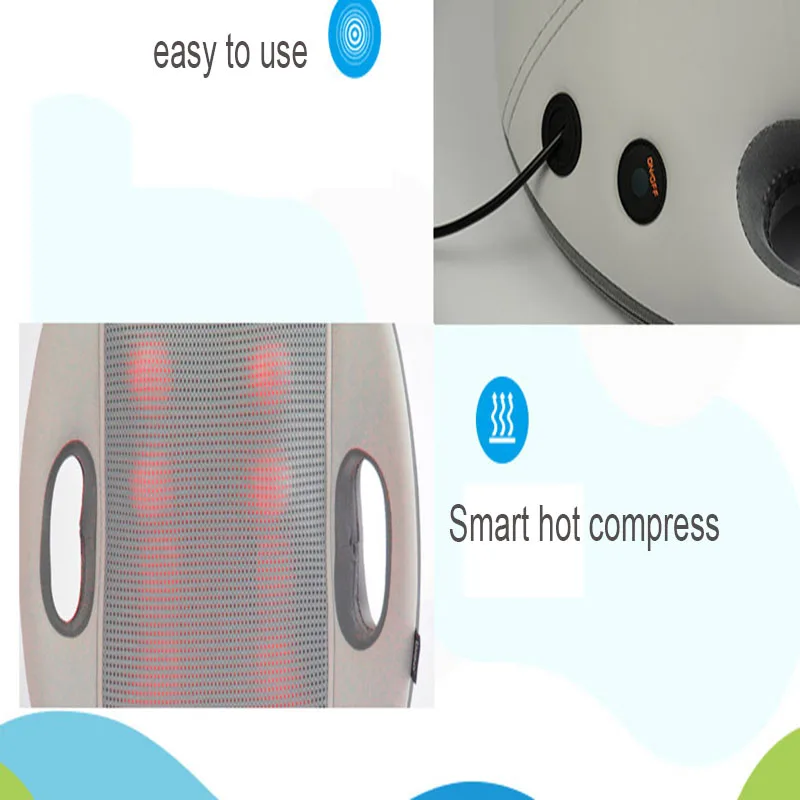 Массажер для спины массажер талии массажная подушка расслабляющая заднюю часть