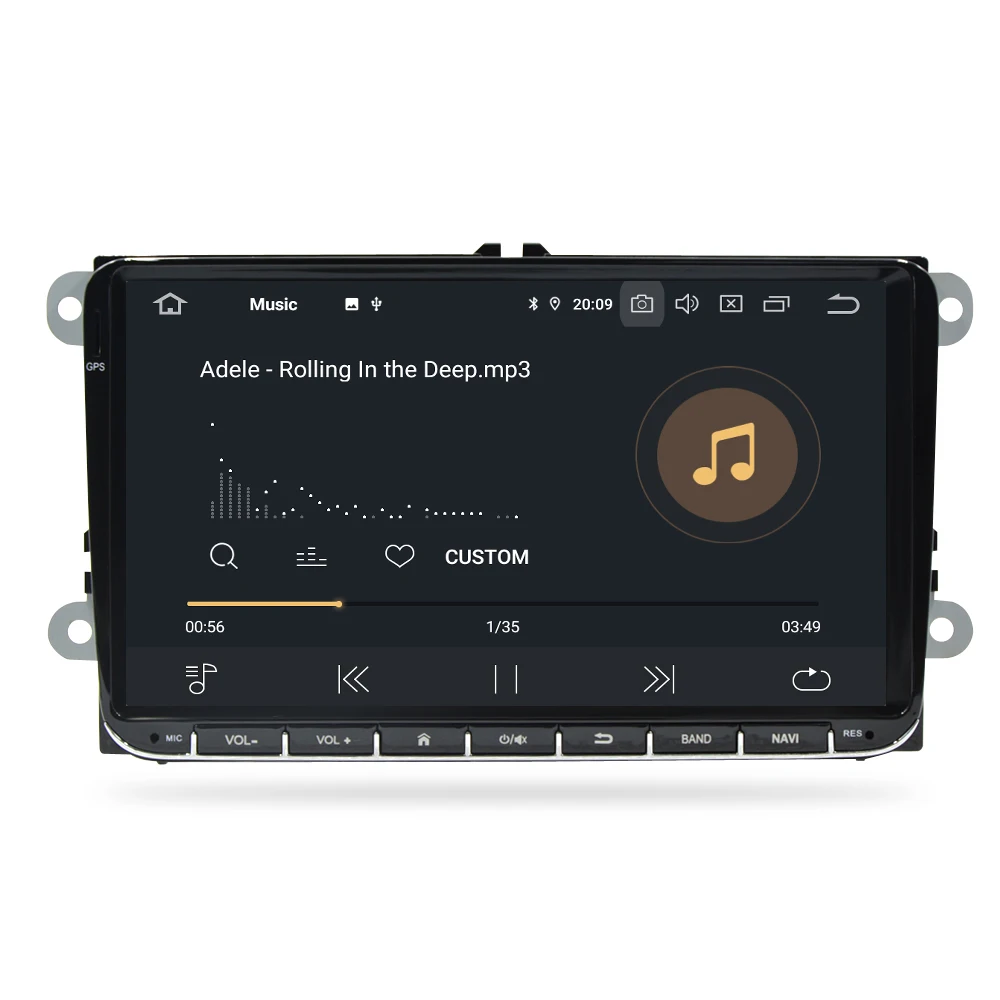 Автомобильная стереосистема 9 &quotHD Android 0 для Volkswagen Polo Golf Passat Eos кролик Сирокко Tiguan