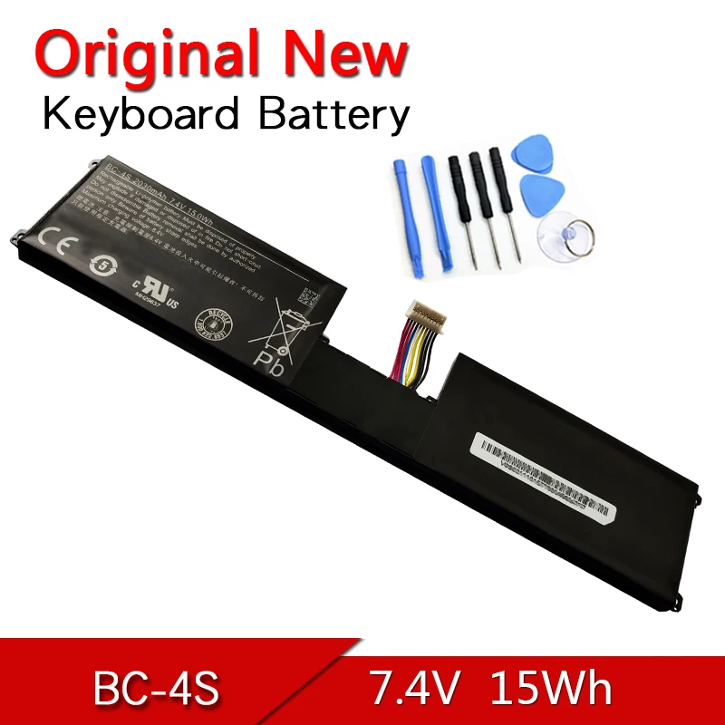 

BC-4S NEW Original Laptop Battery for Nokia Lumia 2520 Tablet PC SU-42 Keyboard 7.4V 15Wh Batteries