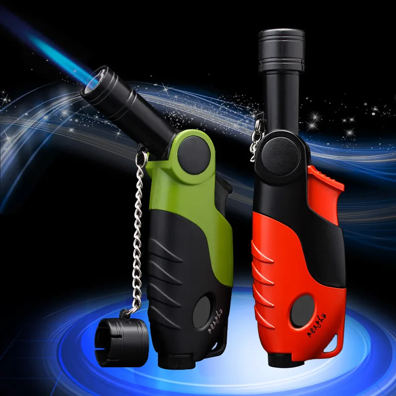 

NEW Unusual Butane Lighter Adjustable Flame Cigar cigarettes Lighter Chef Cooking Torch BBQ Ignition Picnic Tool Jet Lighter
