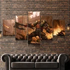 Осада оргриммара битва орков World of Warcraft фэнтезийная видеоигра крутой Настенный декор Арт-Принт плакат без рамы