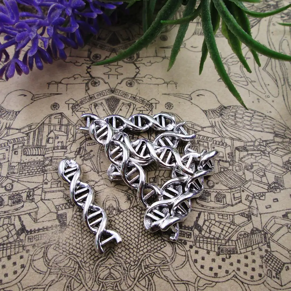 35 шт 4*7*28 мм антикварные серебряные подвески для браслета DIY ожерелье ювелирные