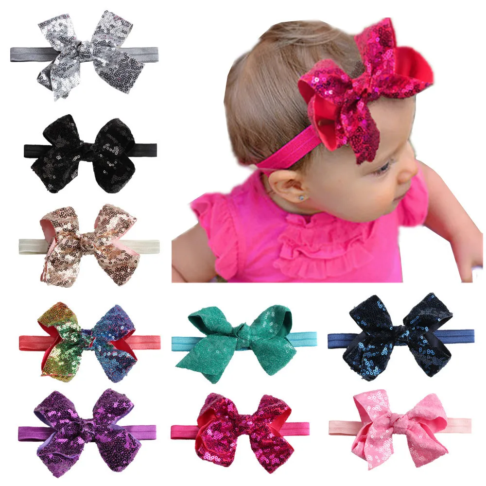 Ободки для девочек новорожденных малышей повязки на голову с бабочками реквизит