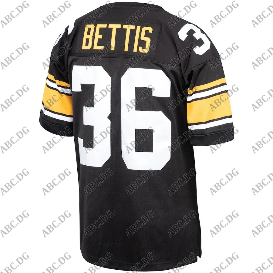 

Men Women Kid Youth Pittsburgh Jerome Bettis Mitchell & Ness Black 1996 Authentic Throwback Retired Player Jersey