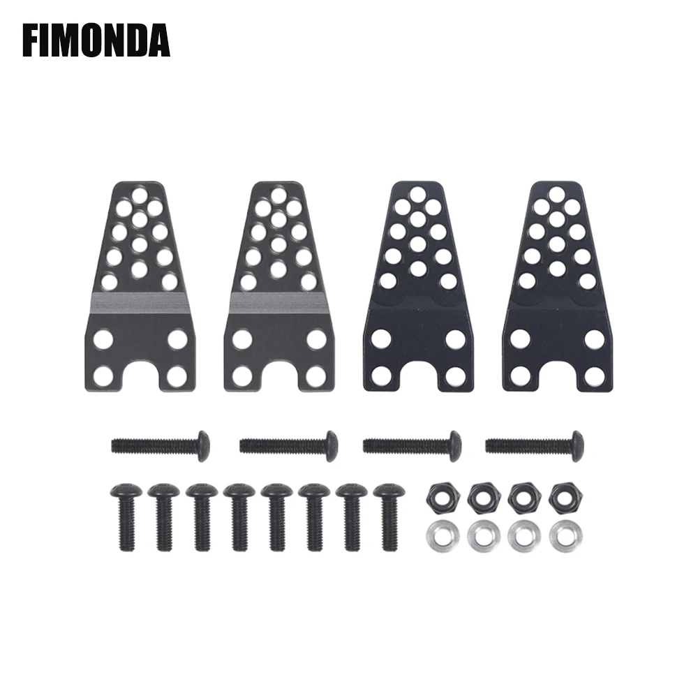 4 шт. алюминиевый амортизатор с регулируемым углом для RC автомобиля подтяжка 1/10