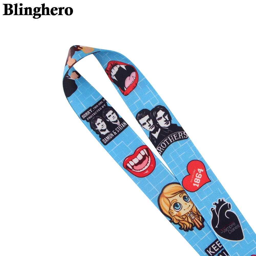 

CA1501 The Vampire Diaries tv Lanyards Cool Neck Strap Mobile Phone Keys ID Card Holder Lanyard For Keys DIY Hanging Rope