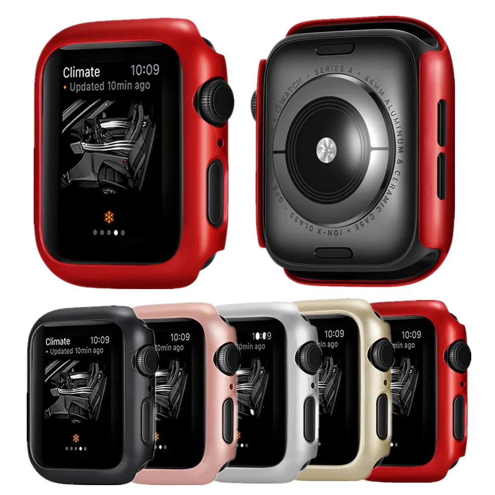 

Защитный чехол из поликарбоната для Apple Watch серии 6/5/4/3/2/SE, прочный бампер для iWatch 40/44 мм 38/42 мм