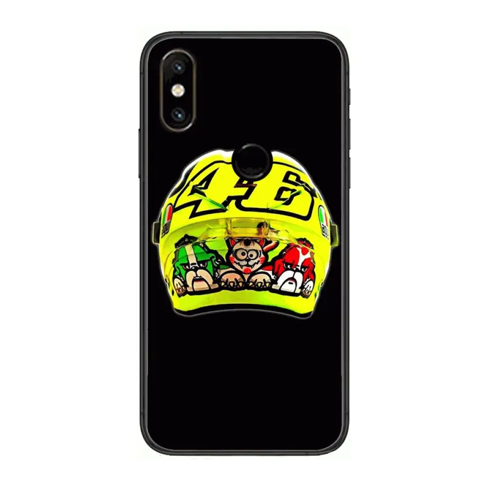 

Cool helmet AGV style Phone Case For xiaomi M2 C3 X3 F2 Lite NFC 6 5 x Poco k30 Pro Anime Black Cover Silicone Back Pretty