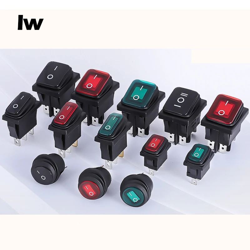 

KCD1KCD3KCD4 ship switch large current power supply tilt plate 2/3 grade 4/6 pin power switch waterproof and dustproof