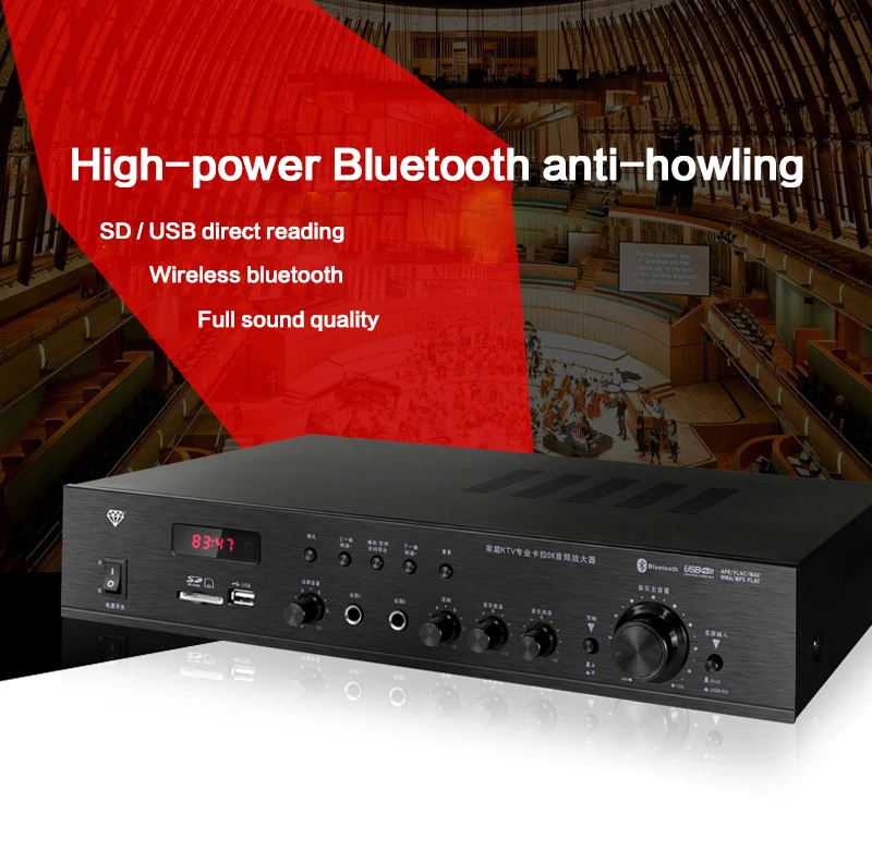 Усилитель высокой мощности KYYSLB 300 Вт 220 В A5 поддержка Bluetooth |
