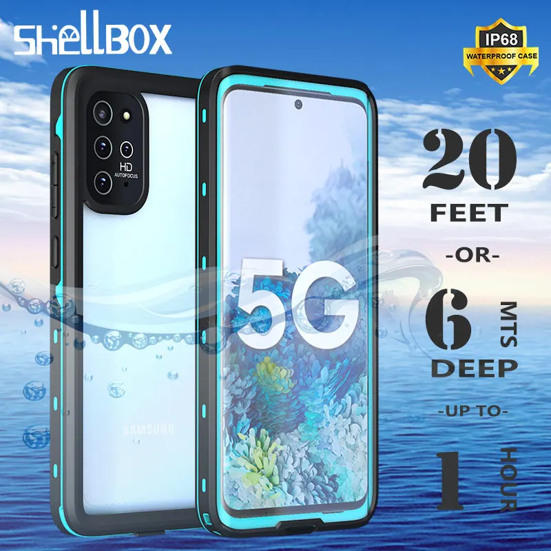 Водонепроницаемый чехол для телефона Galaxy S20 S10 S9 Plus 360 защитные противоударные
