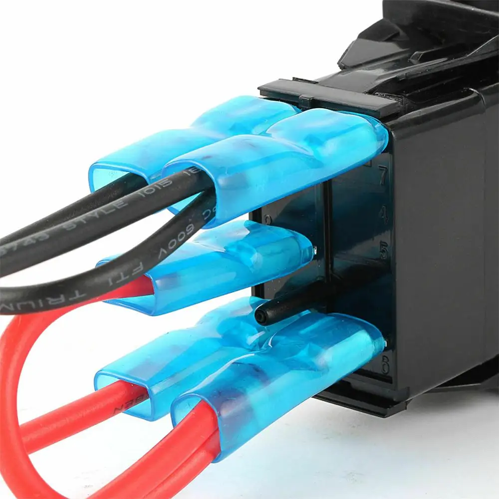 

10sets 10cm 5Pin Jumper Wire Cable Wiring Kit for On/Off Rocker Switch LED Light Bar Wire Cable Connector