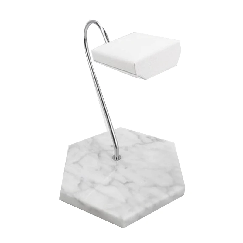 

White Marble Watch Stand PU Leather Watch Display Stand New Watch Stand Storage Rack