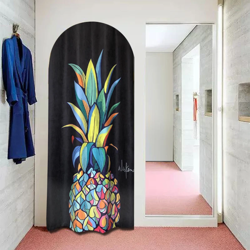 Сделанный на заказ занавес двери шкаф вина Экранирование занавеска с