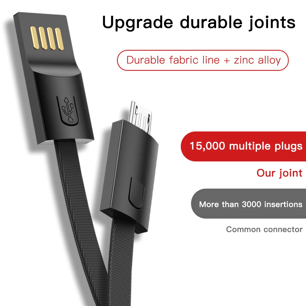 Кабель для быстрой зарядки Xiaomi Redmi 7 Note 8 Micro USB кабель в оплетке 0 2 м с функцией Andorid