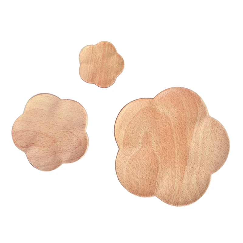 

New Nordic Wall Wooden Wall Hook Creative Plum Shape Wall Decoration Coat Hook Household Solid Wood Coat Hook