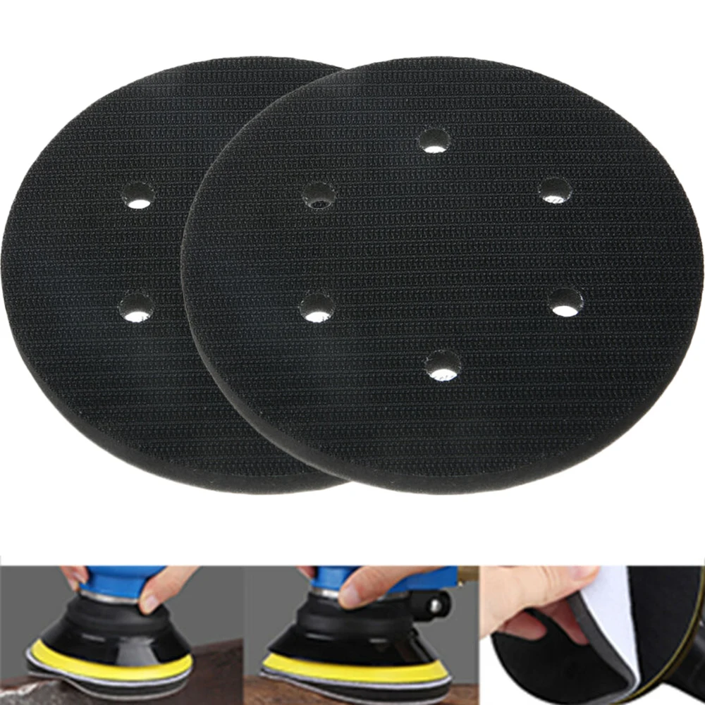 

Tool Interface Pads 6 inch Sponge 6 Holes Cushion Discs Round Protection
