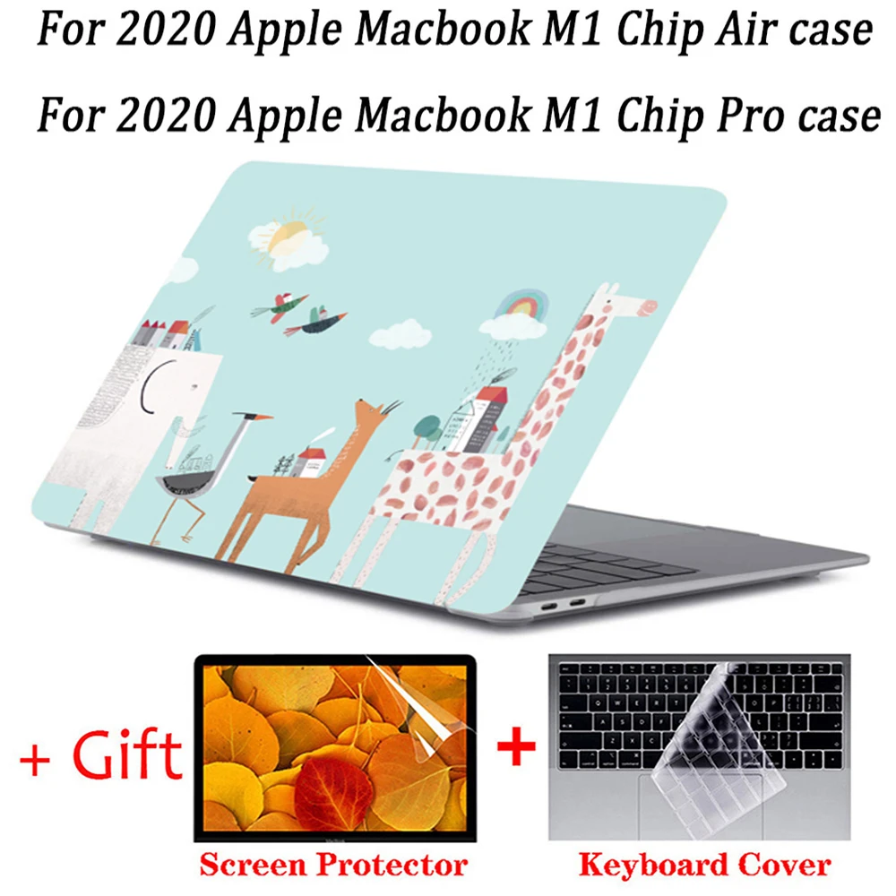 

2022 M2 M1 a2337 a2338 Laptop Case For MacBook Air 13 Case A2179 A1932 Pro 13.3 12 11 Case for Mac book Pro 13 M1 Case Touch ID