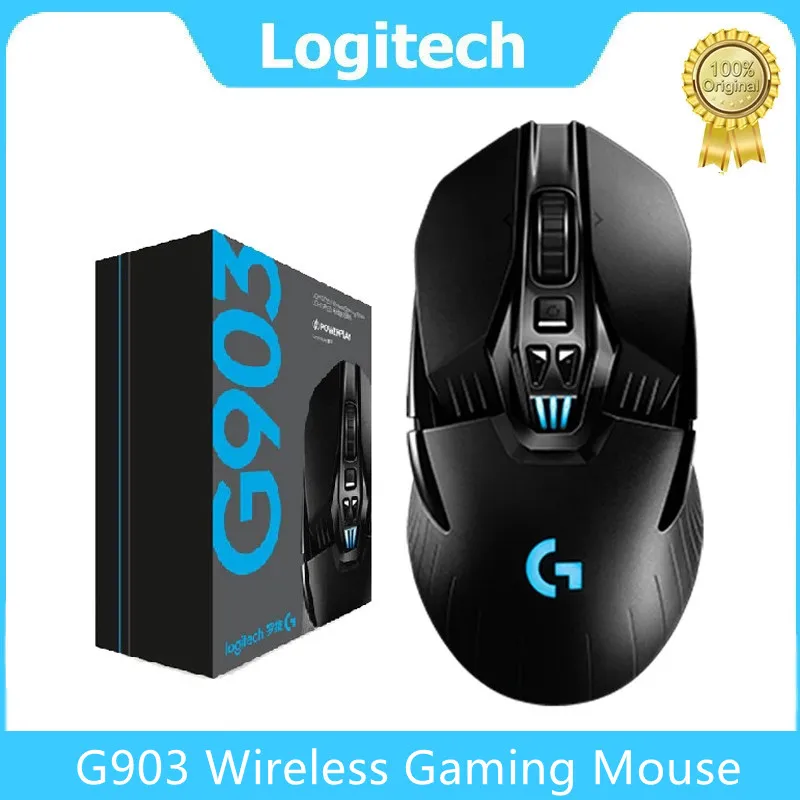Мышь Компьютерная Logitech G903 HERO LIGHTSPEED Беспроводная игровая 16000DPI |