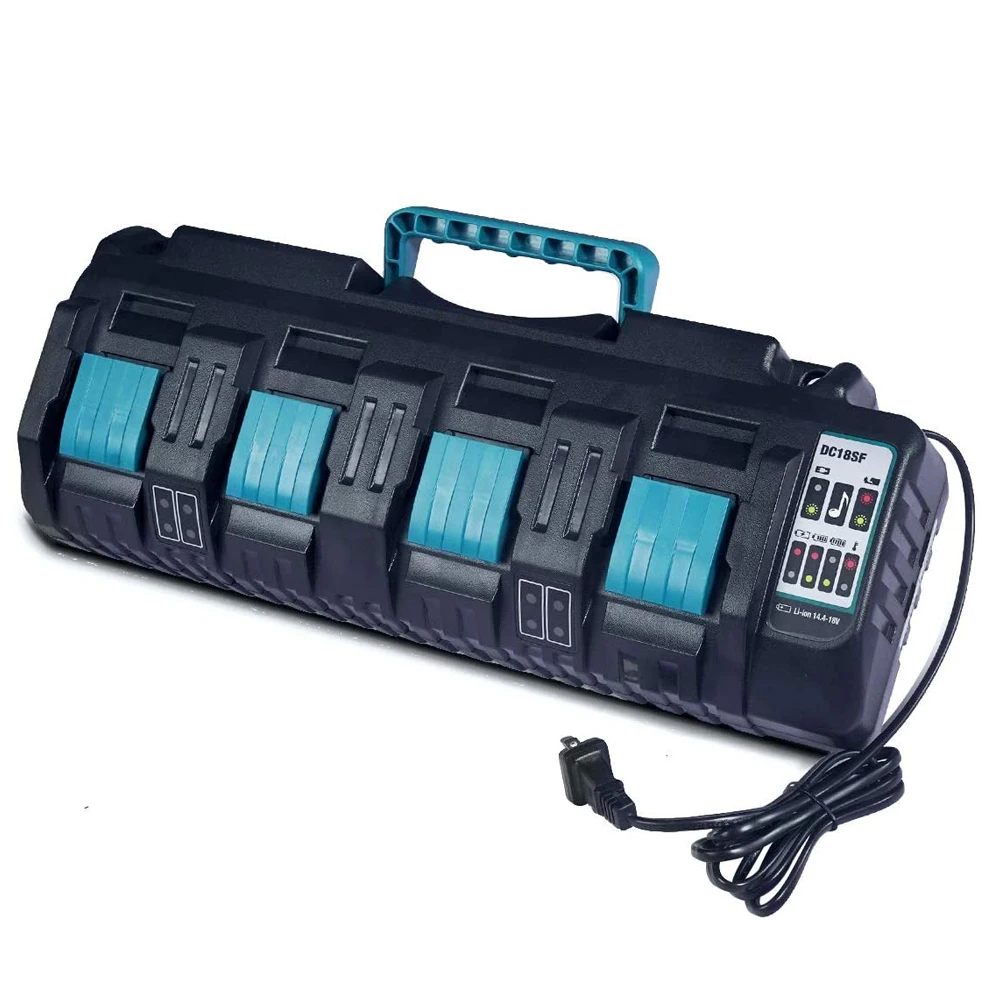 

8A DC18SF Battery Charger for Makita 14.4V-18V BL1830 BL1840 BL1850 BL1860 BL1815 BL1430 Replace DC18SF DC18RC DC18RD Charger