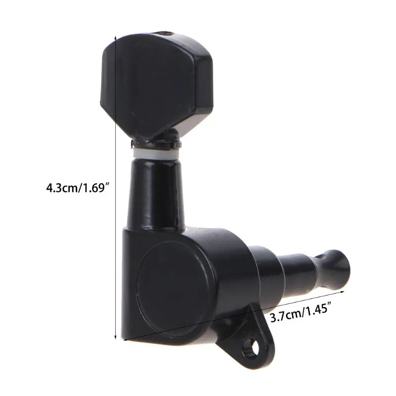 

6R Inline Guitar String Tuning Peg Machine Head Tunner RXBB