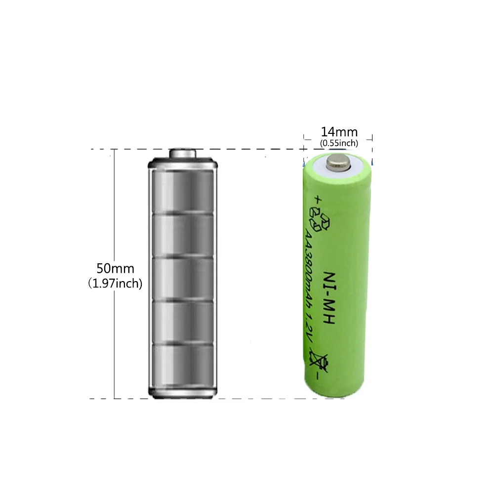Качественные товары никель-металлогидридные аккумуляторы AA 16 шт. 2A 3800 мА · ч Ni-MH 1 2