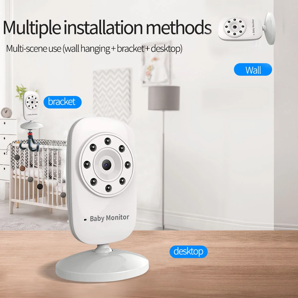 Видеоняня с камерой и аудио | Поддержка ночного видения вызова комнатной